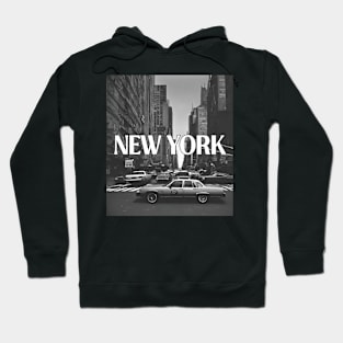 new york retro street nyc Hoodie